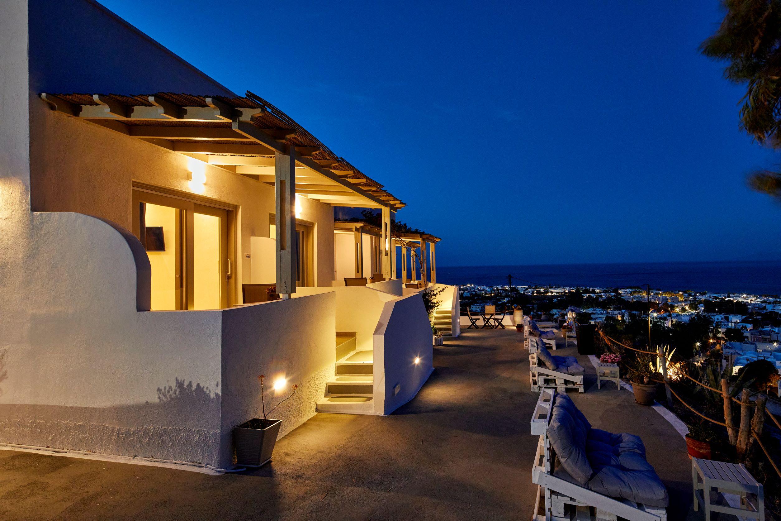 Acropole Sunrise Lejlighedshotel Kamári Eksteriør billede