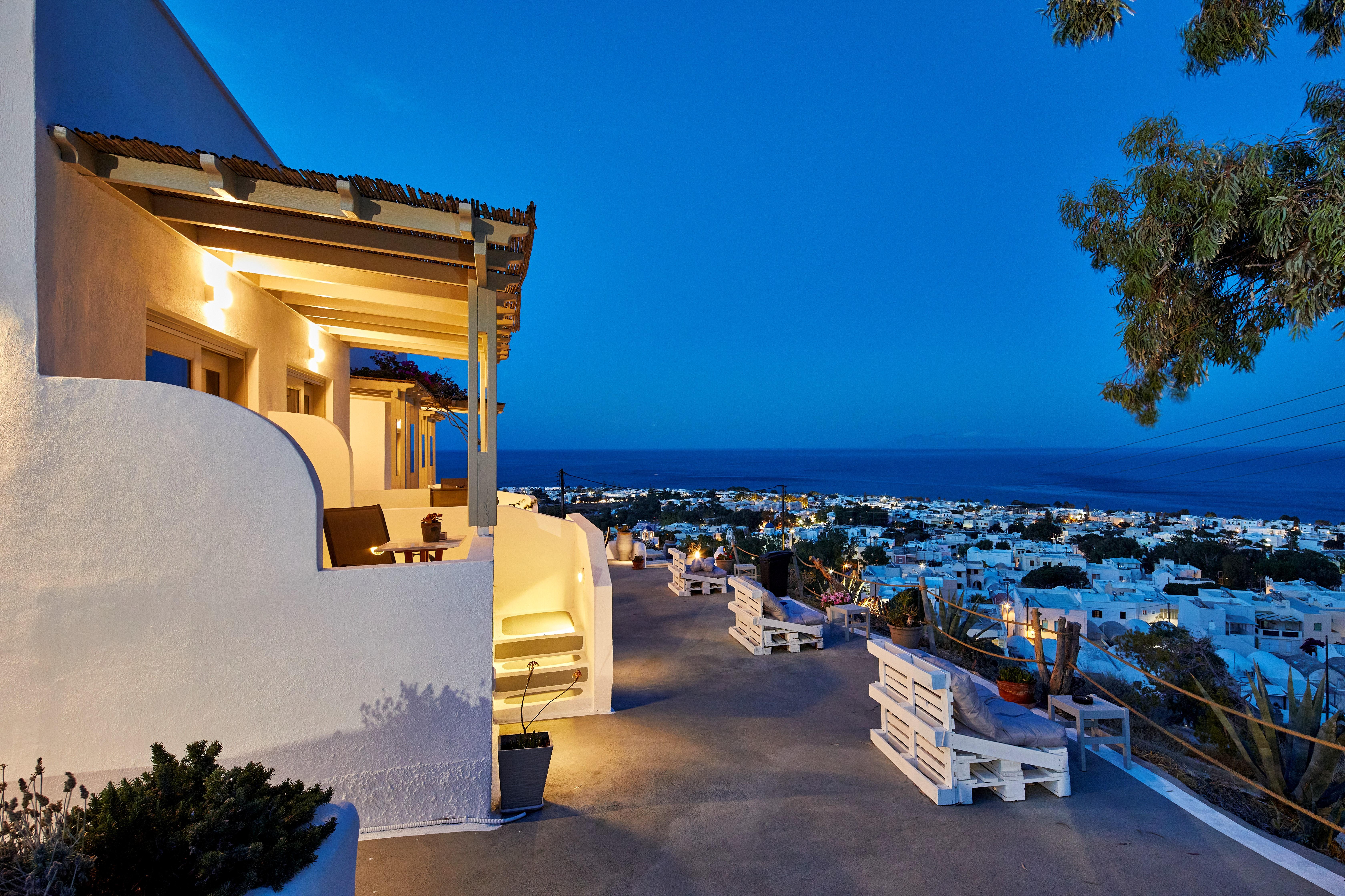 Acropole Sunrise Lejlighedshotel Kamári Eksteriør billede
